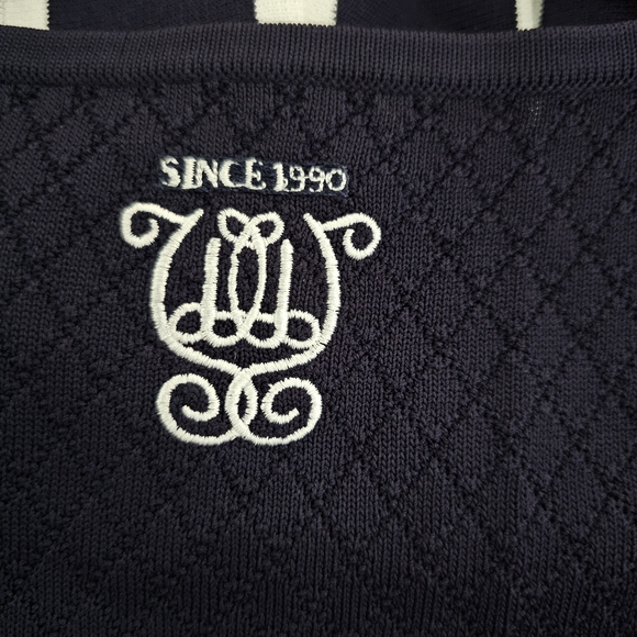 NEW WISKII Riviera Knit Mini Colorblock Dress Size S - Picture 4 of 5